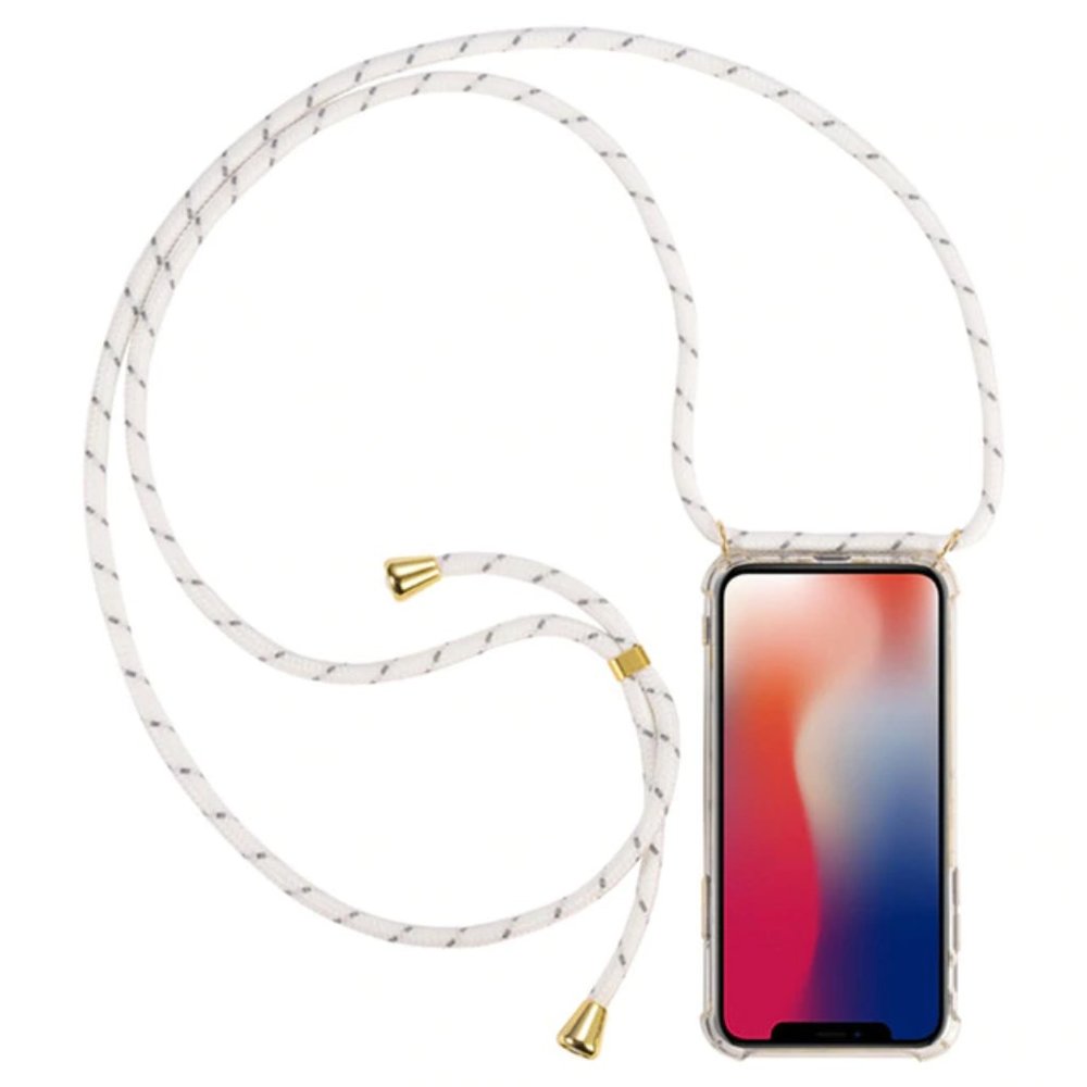 Clear iPhone Case White Strap XR XS Max 11 Pro Max - Picture 6 of 6